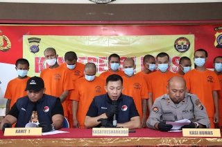 Polresta Yogyakarta Ungkap 12 Kasus Narkoba, 14 Tersangka Diamankan dalam Sebulan. (Foto : Polresta Yogya)