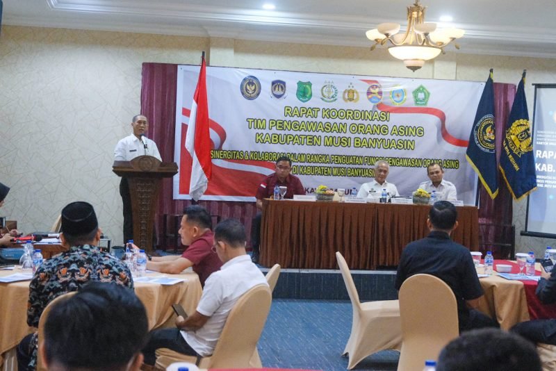 Penguatan Pengawasan Orang Asing, Pemkab Muba Dorong Sinergi Lintas Instansi Lewat Rapat TIMPORA