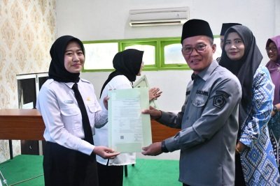 297 CPNS Kemenag Sumsel Terima SK Pengangkatan