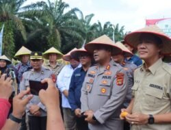 Polres dan Forkopimda PALI Ikut Zoom Meeting Panen Raya