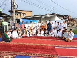 Warga Perum TPI, Sholat Idul Adha 1446H di Lapangan