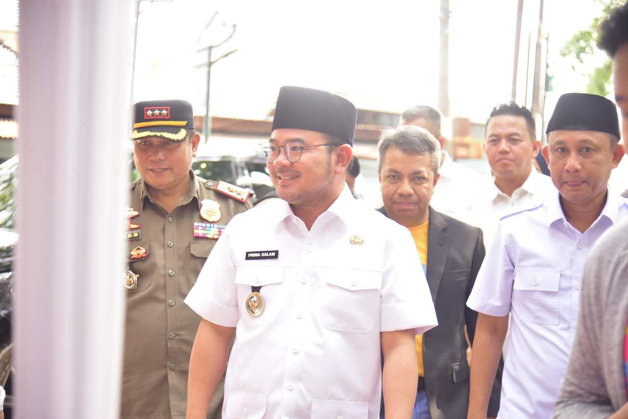 Wakil Walikota Palembang, Prima Salam apresiasi pihak Perumda Pasar Palembang Jaya