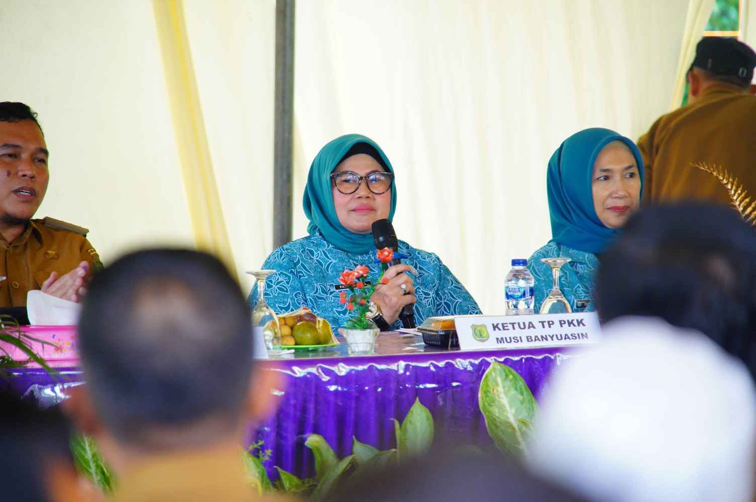 Ketua TP PKK Muba Lakukan Pembinaan 10 Program Pokok PKK