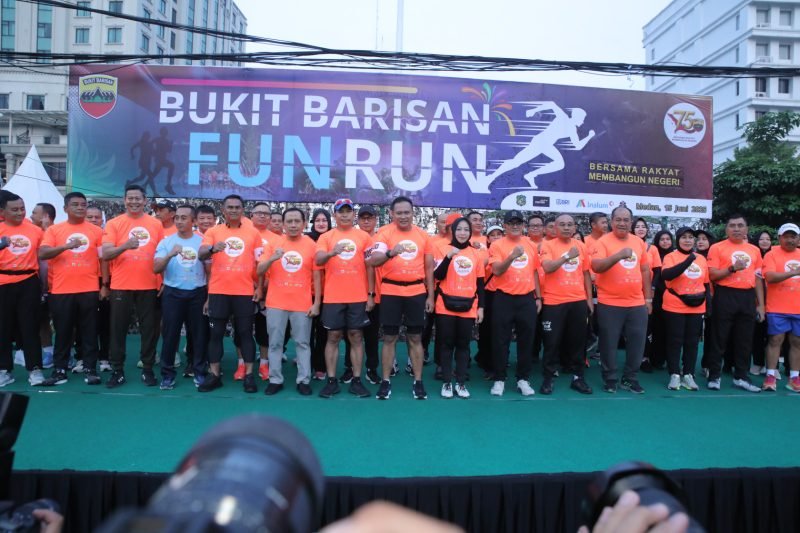 Bupati Asahan Ikuti Bukit Barisan Fun Run 5K