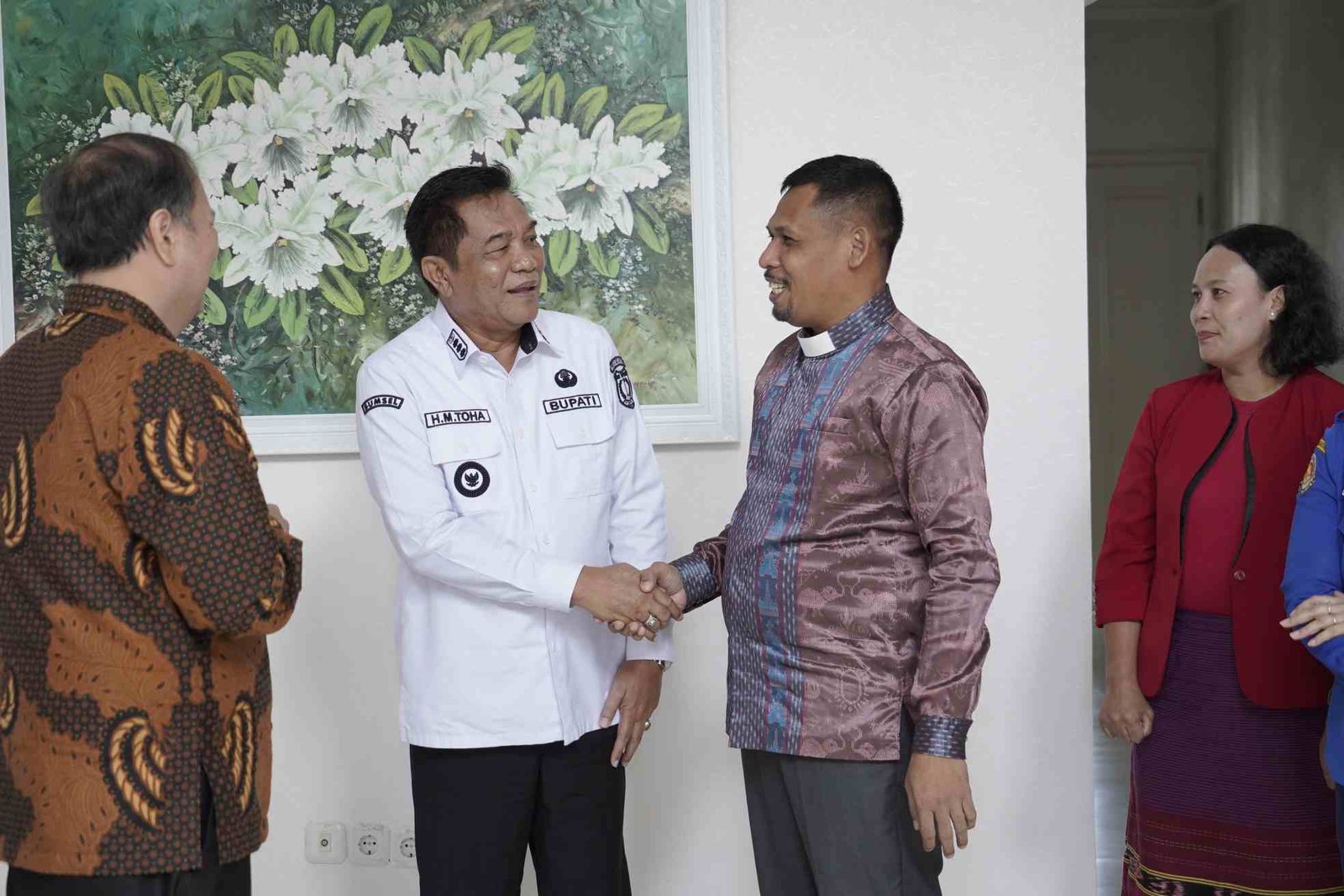 Bupati Muba H. M. Toha Terima Audiensi GPIN Serasan Sekate Sekayu