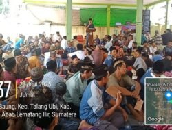 Masyarakat Desa Sungai Baung Gelar Sedekah Bumi