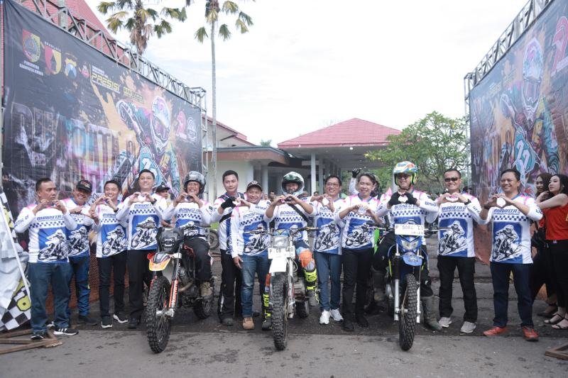 Kegiatan Bhayangkara Trail Adventure ke-8 yang diikuti oleh Bupati Jember Gus Fawait (Dok Diskominfo Jember)