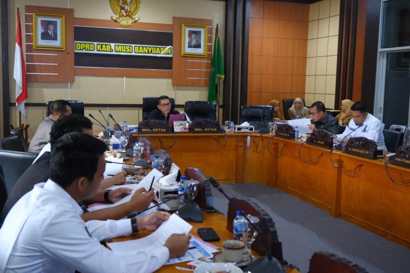 DPRD dan Pemkab Muba Sepakati Jadwal Pembahasan Tiga Raperda Strategis Tahun 2025