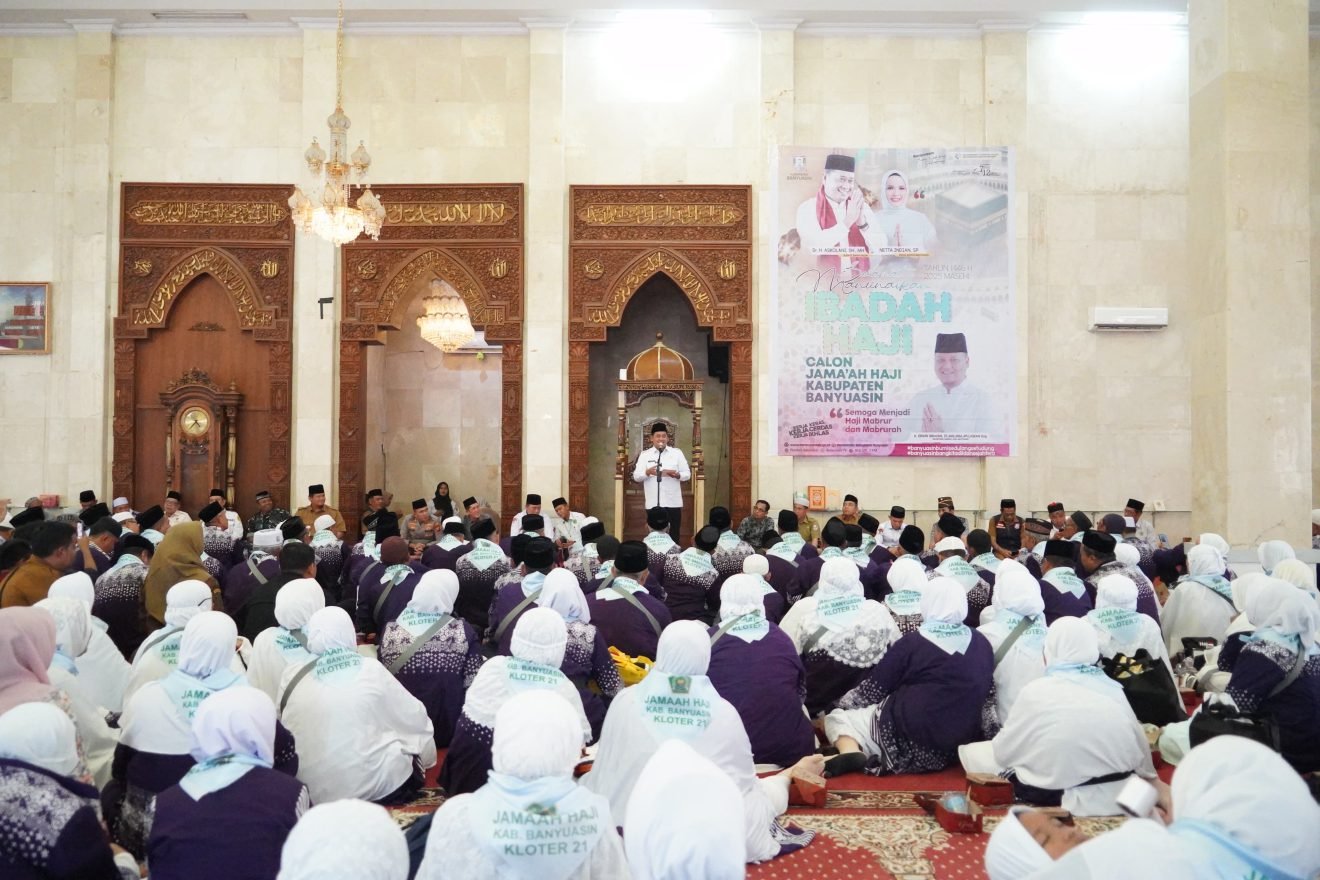 Bupati Banyuasin Lepas 231 Jama’ah Haji Ke Tanah Suci.