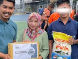 Rutan Kelas I Palembang Salurkan 40 Paket Sembako bagi Keluarga Warga Binaan dan Masyarakat Sekitar