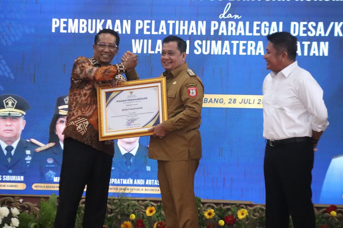 Bupati Banyuasin Dukung Pembentukan POSBANKUM Untuk Akses Keadilan Masyarakat