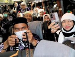 Bupati Edison Sambut Kedatangan Jemaah Haji Muara Enim