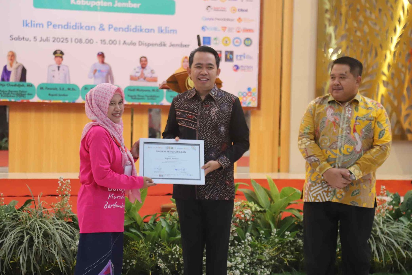 Bupati Jember Muhammad Fawait dalam acara Temu Pendidik Nusantara Sabtu (5/7/2025)