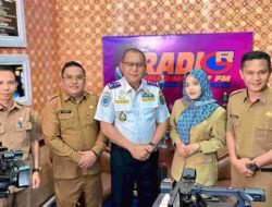 Ketua Dewan Pengurus KORPRI Muba Podcash di Radio