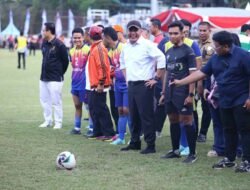 Sumsel Pelopori Turnamen Sepak Bola Antar Parpol, Jadi Model Nasional