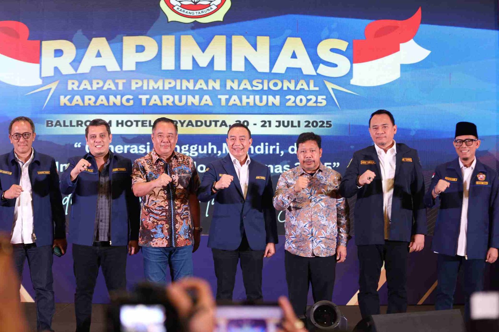 Wakil Gubernur (Wagub) Sumatera Selatan (Sumsel) H. Cik Ujang secara resmi membuka Rapat Pimpinan Nasional (Rapimnas) Karang Taruna Tahun 2025