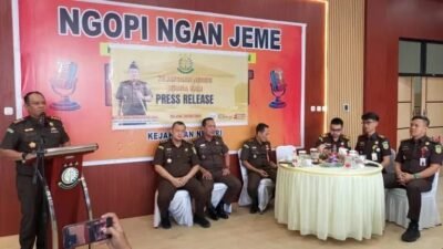 Kejaksaan Negeri (Kejari) Muara Enim menyampaikan rilis capaian kinerja selama 1 tahun.