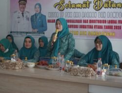 Ketua TP. PKK Kabupaten Asahan Sosialisasikan dan Monitoring IVA Test di Kecamatan Aek Songsongan