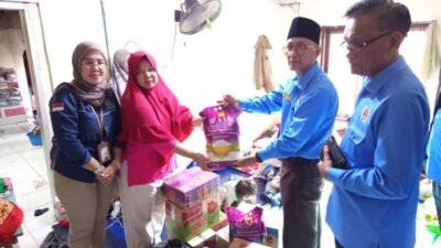 PWI Sumsel Salurkan Bantuan untuk Korban Kebakaran di 1 Ulu