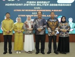 Pisah Sambut Dandim 0208/Asahan, Bupati Tegaskan Komitmen Sinergi Forkopimda