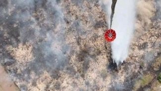 Ilustrasi pemadaman karhutla (dok. BPBD Sumsel)