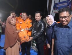 Bupati Banyuasin Turun Langsung Berikan Bantuan Korban Puting Beliung Kecamatan Muara Sugihan