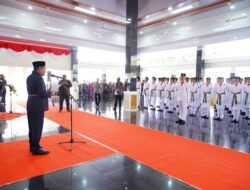 Bupati Muba Kukuhkan 75 Anggota Paskibraka Siap Kibarkan Merah Putih di HUT ke-80 RI