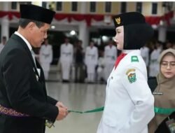 50 Anggota Paskibraka HUT RI Ke-80 Muara Enim Resmi Dikukuhkan