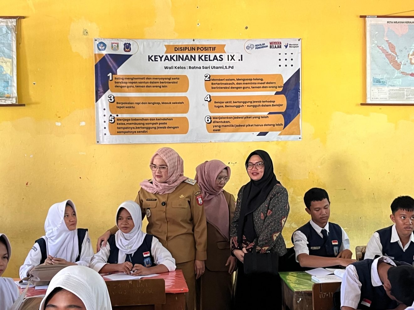Wabup Netta Kunjungi SMPN 1 Dan SMPN 2 Banyuasin I
