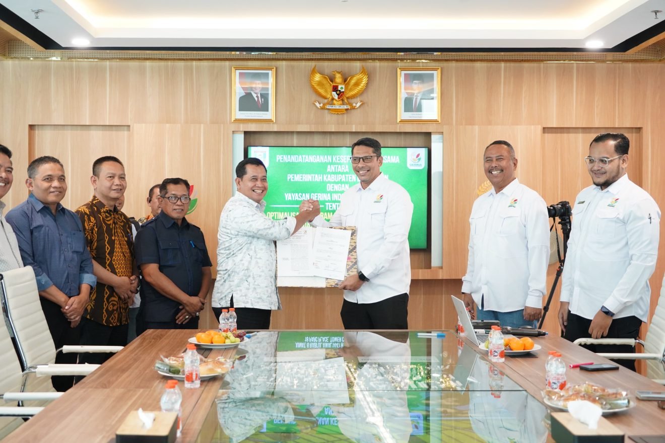 Bupati Banyuasin Tandatangani MoU dengan Yayasan Gerina