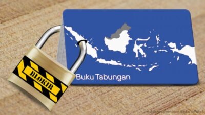 Ilustrasi rekening blokir. (Handout)