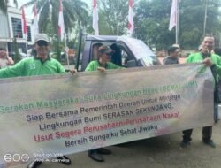 Ormas di Muara Enim Minta Pemkab Kembalikan Air Sungai yang Tercemar Limbah Tambang