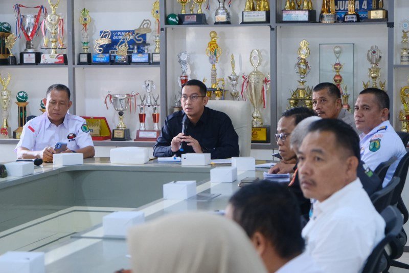 Pemkab Muba menggelar rapat koordinasi persiapan Kejuaraan Bola Voli dan Para Renang Bupati Cup 2025