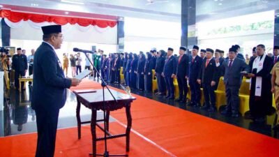 Bupati Muba Lantik Sejumlah Pejabat, Dorong Kinerja Lebih Cepat di Semester II