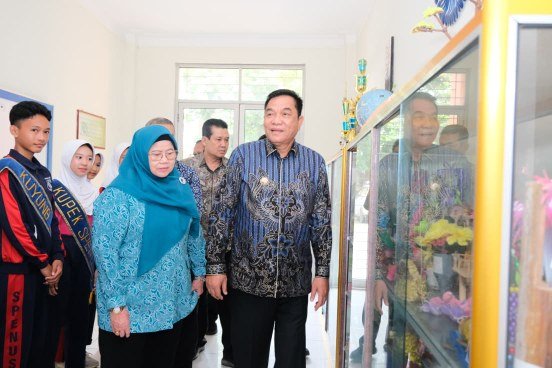 Bupati Muba Tinjau Pemeriksaan Kesehatan Gratis di Sekolah