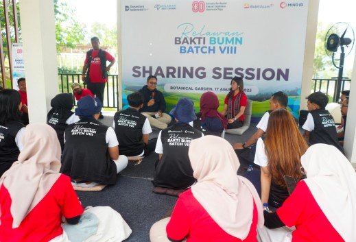 Rayakan Kemerdekaan, Bukit Asam dan Relawan Bakti BUMN Kobarkan Semangat Bangun Negeri di HUT RI ke-80