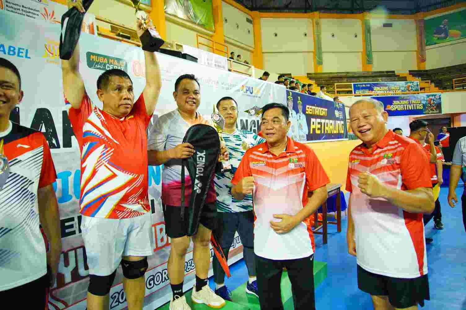 Turnamen Bulu Tangkis Antar Instansi Muba Sukses Perkuat Sinergi dan Sportivitas