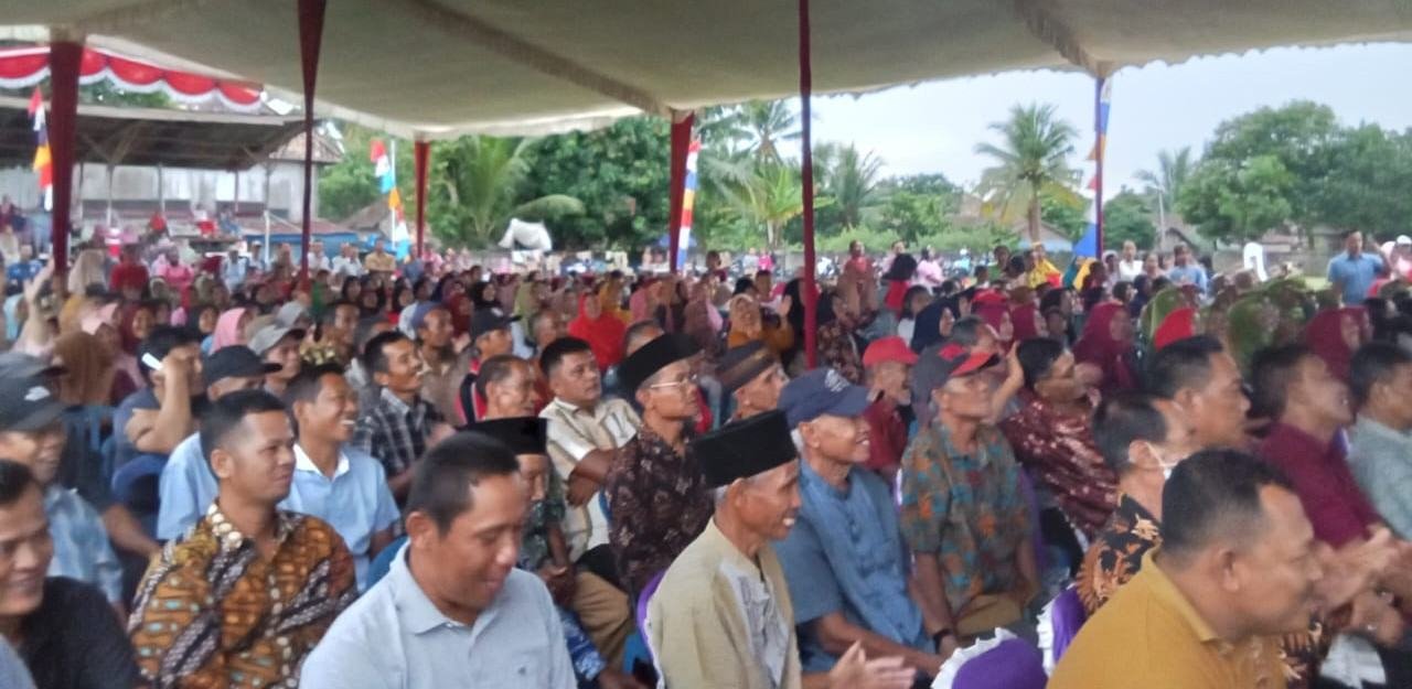 Ribuan Masyarakat Mangku Negara Hadiri Reses DPRD Sumsel dan DPR RI