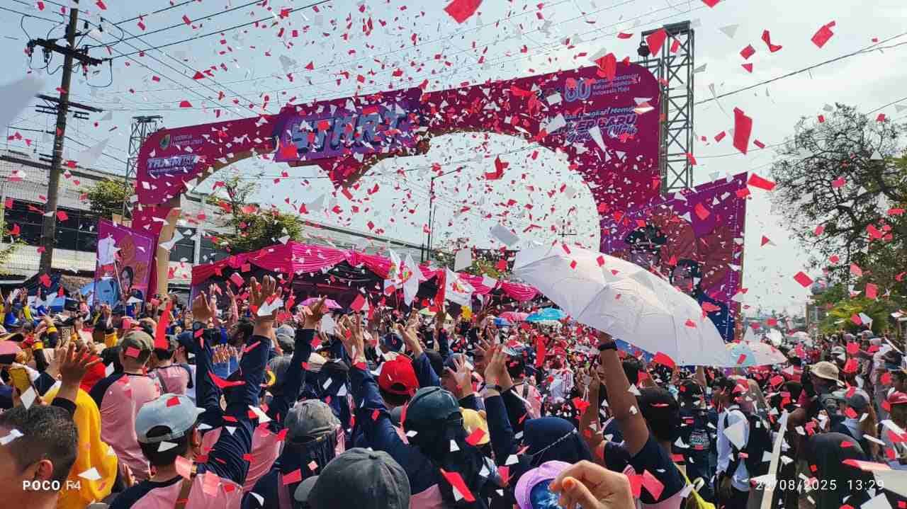 Gelaran Gerak Jalan Tanggul–Jember Tradisional (Tajemtra) 2025 sukses digelar dengan meriah