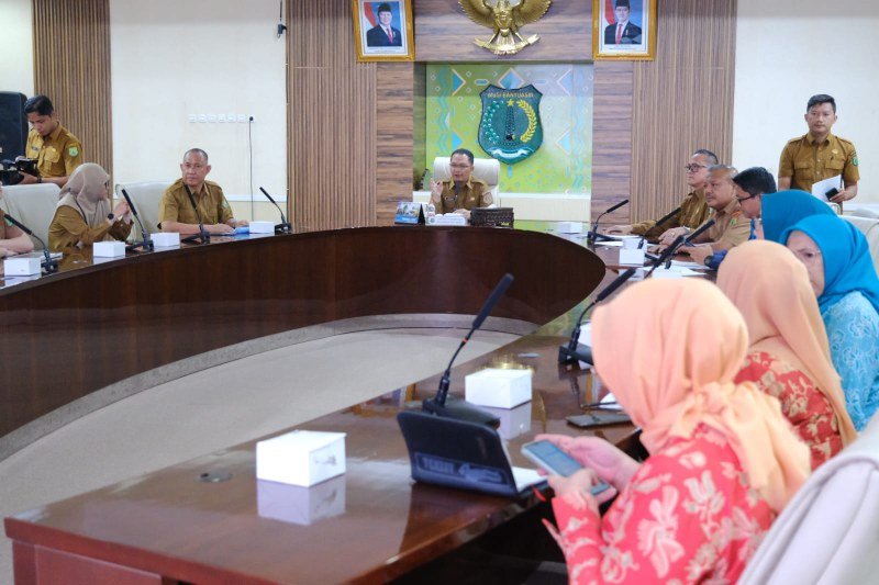 Pemerintah Kabupaten Muba menggelar rapat koordinasi perdana di Ruang Rapat Serasan Sekate, Selasa (26/08/2025).