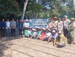 Tanam Jagung, Pemdes Sembadak Dukung Program Presiden Prabowo