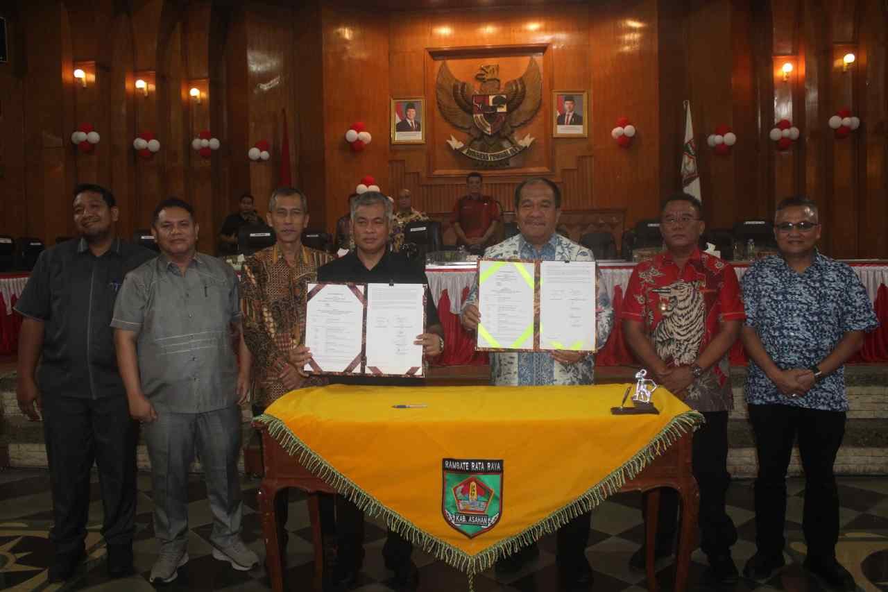 Pemkab dan DPRD Asahan Tandatangani Nota Kesepakatan APBD 2025
