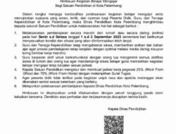Antisipasi Dampak Demo, Sekolah di Kota Palembang Diliburkan