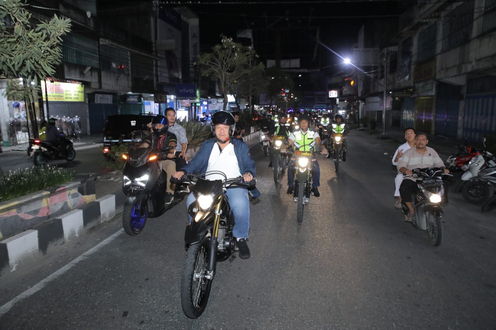 Bupati Asahan Pimpin Patroli Gabungan Malam, Jaga Kondusifitas Daerah