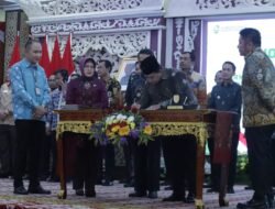 Maksimalkan SDI, Bupati Banyuasin Tanda Tangani Nota Kesepakatan dengan BPS Banyuasin