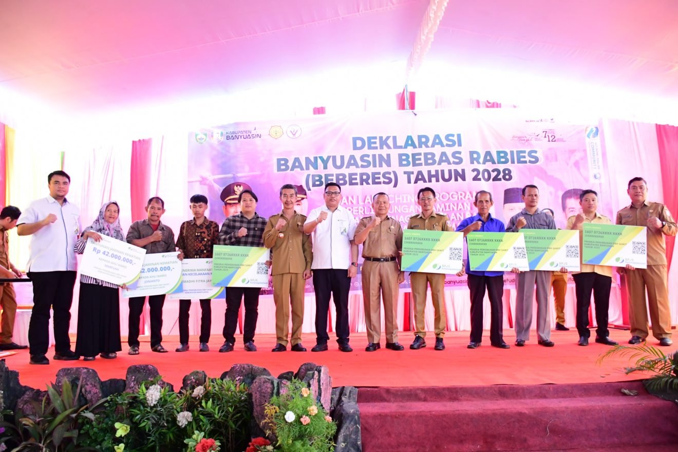 Pemerintah Kabupaten Banyuasin bersama Dinas Perkebunan dan Peternakan Kabupaten Banyuasin berkomitmen untuk mendeklarasikan Kabupaten Banyuasin Bebas Rabies