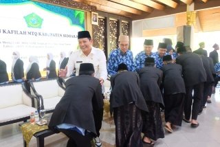 Pemerintah Kabupaten Sidoarjo secara resmi melepas peserta Musabaqah Tilawatil Qur’an