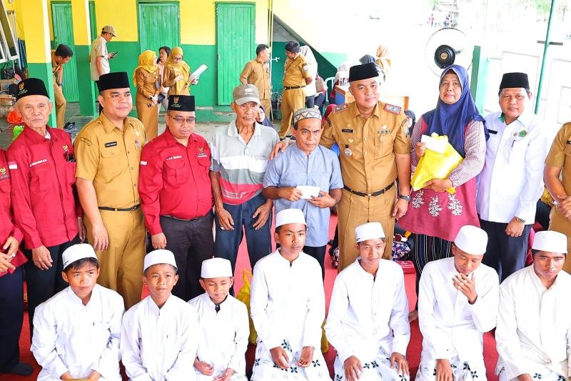 Sekretaris Daerah (Sekda) Aprizal Hasyim menghadiri sekaligus meresmikan Pondok Pesantren (Ponpes) Cendikia Badan Amil Zakat Nasional