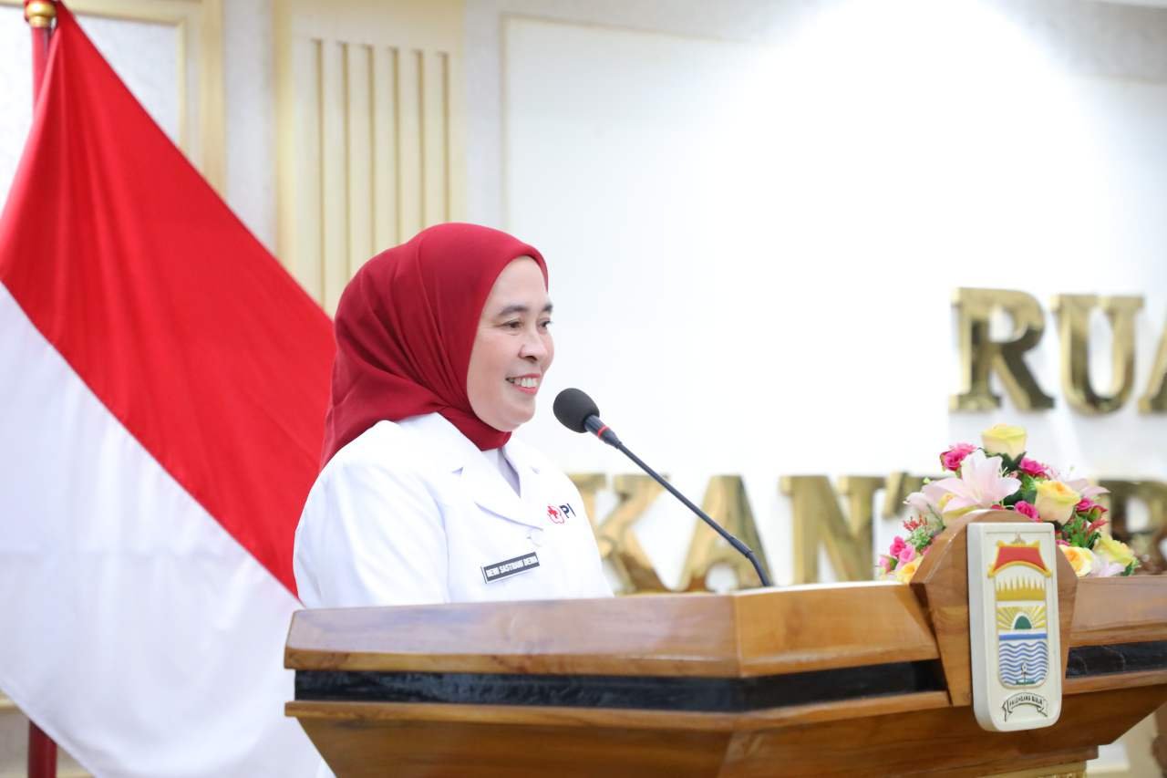 Ketua PMI Kota Palembang Dewi Sastrani Ratu Dewa