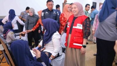 Ketua PMI kota Palembang, Dewi Sastrani Ratu Dewa.